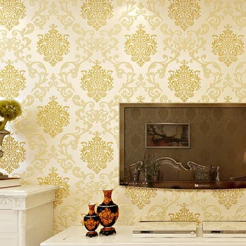 beibehang Романтическая свадебная комната спальня с 3D обоями papel de parede, нетканый простой европейский рулон дамасской обоев