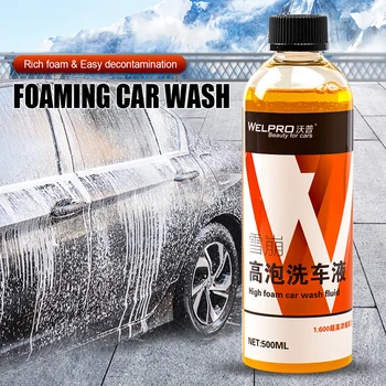 Жидкость для мытья автомобиля 500 мл, Многофункциональные средства для чистки краски для кузова, Концентрированное Чистящее мыло, порошок с высокой пеной, Аксессуары
